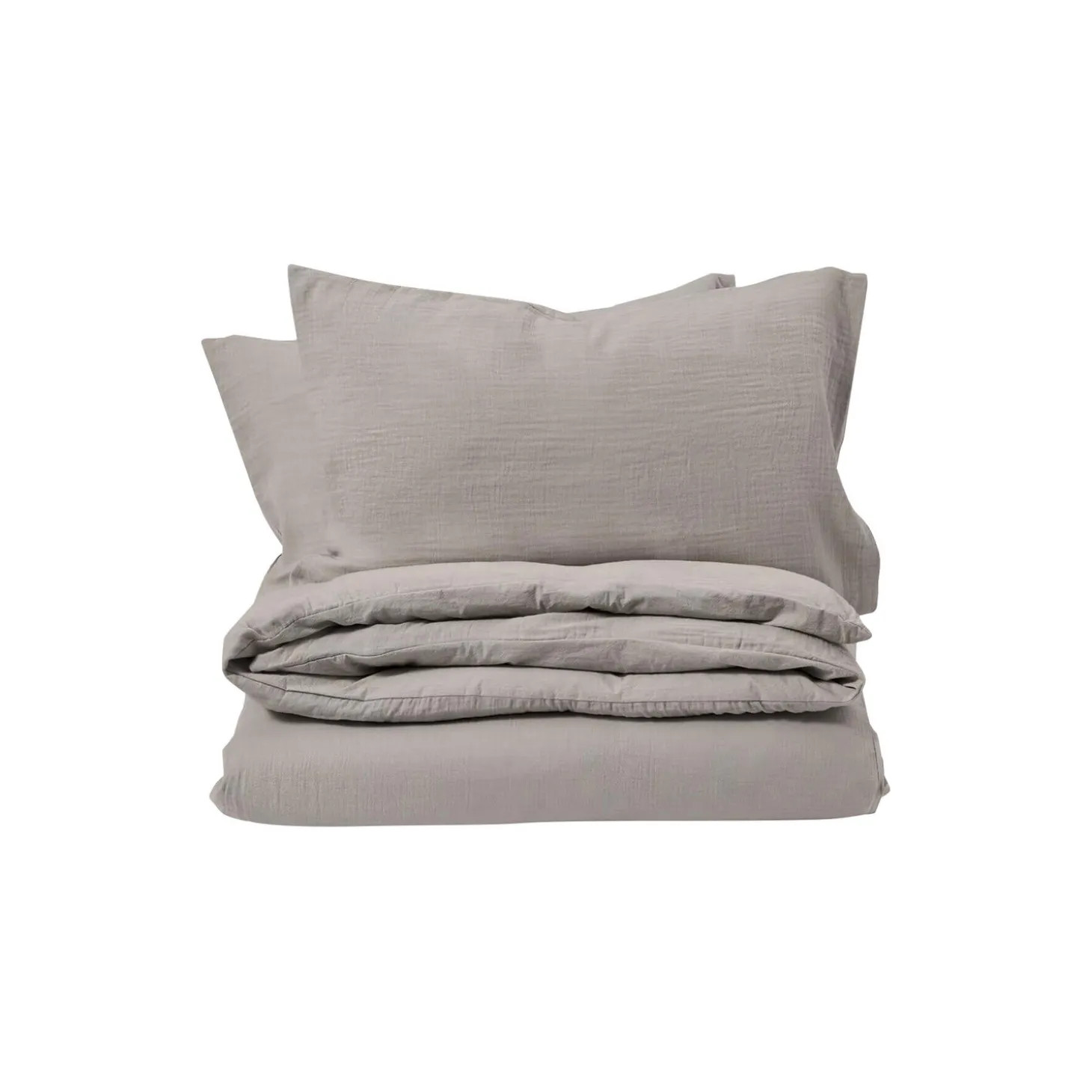 Muslin sengesæt, khaki