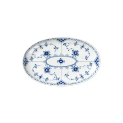 Musselmalet Halvblonde asiet 23,5 cm