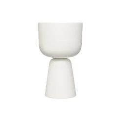 Nappula urtepotte medium, hvid