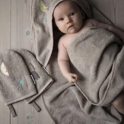 Petal babyhåndklæde, moon cat