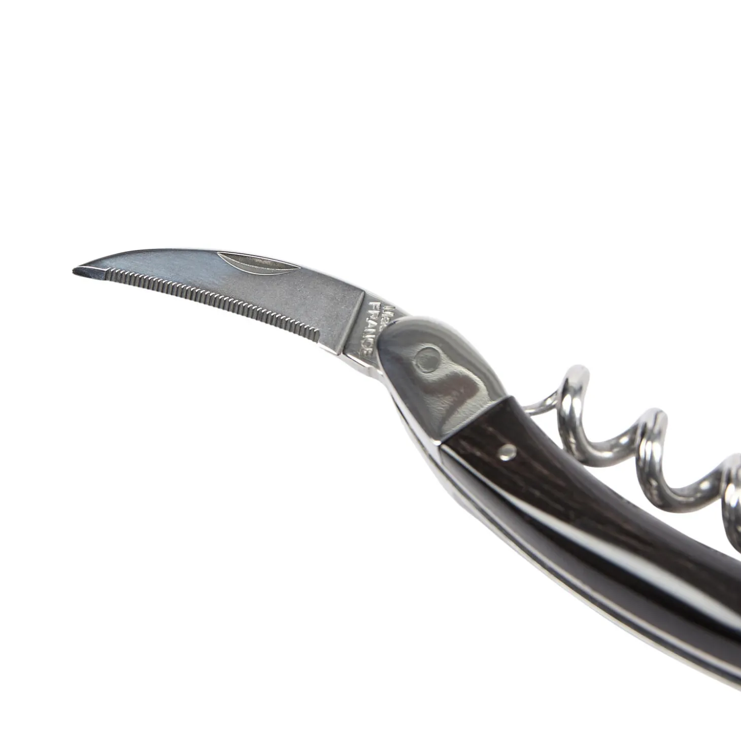 Proptrækker D.L., sort horn