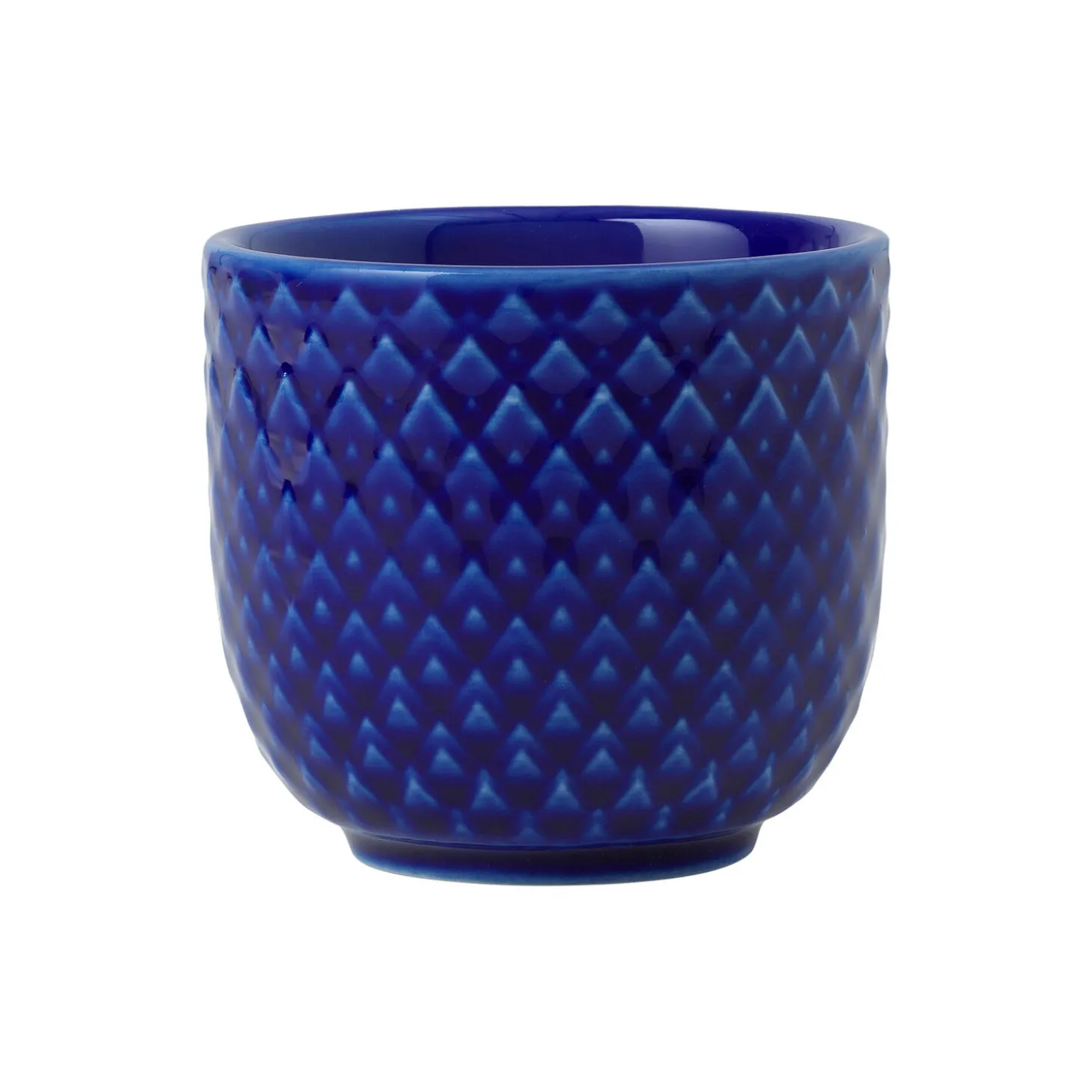 Rhombe Color æggebæger, mørk blå