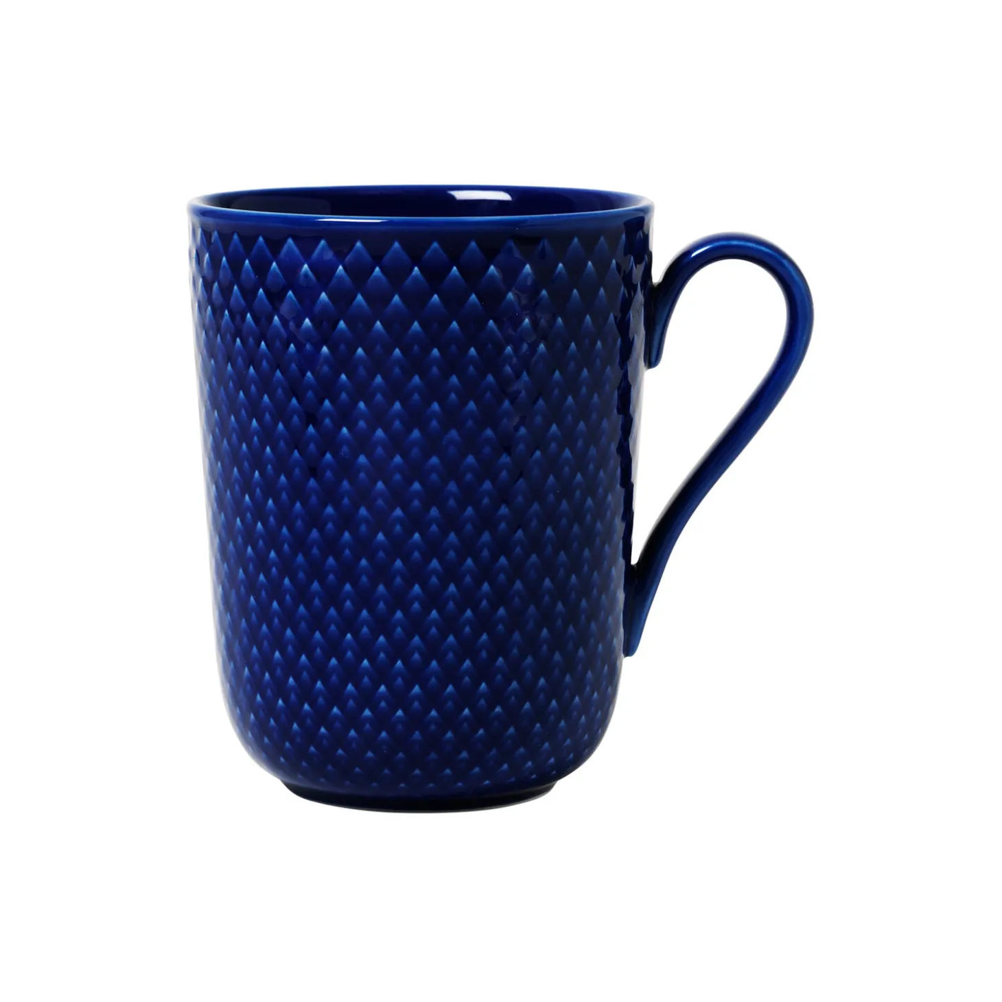 Rhombe Color krus med hank, mørk blå