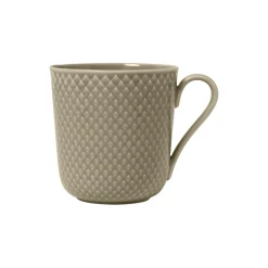 Rhombe Earth Krus med hank, clay