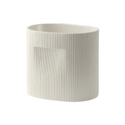 Ridge Planter, off white