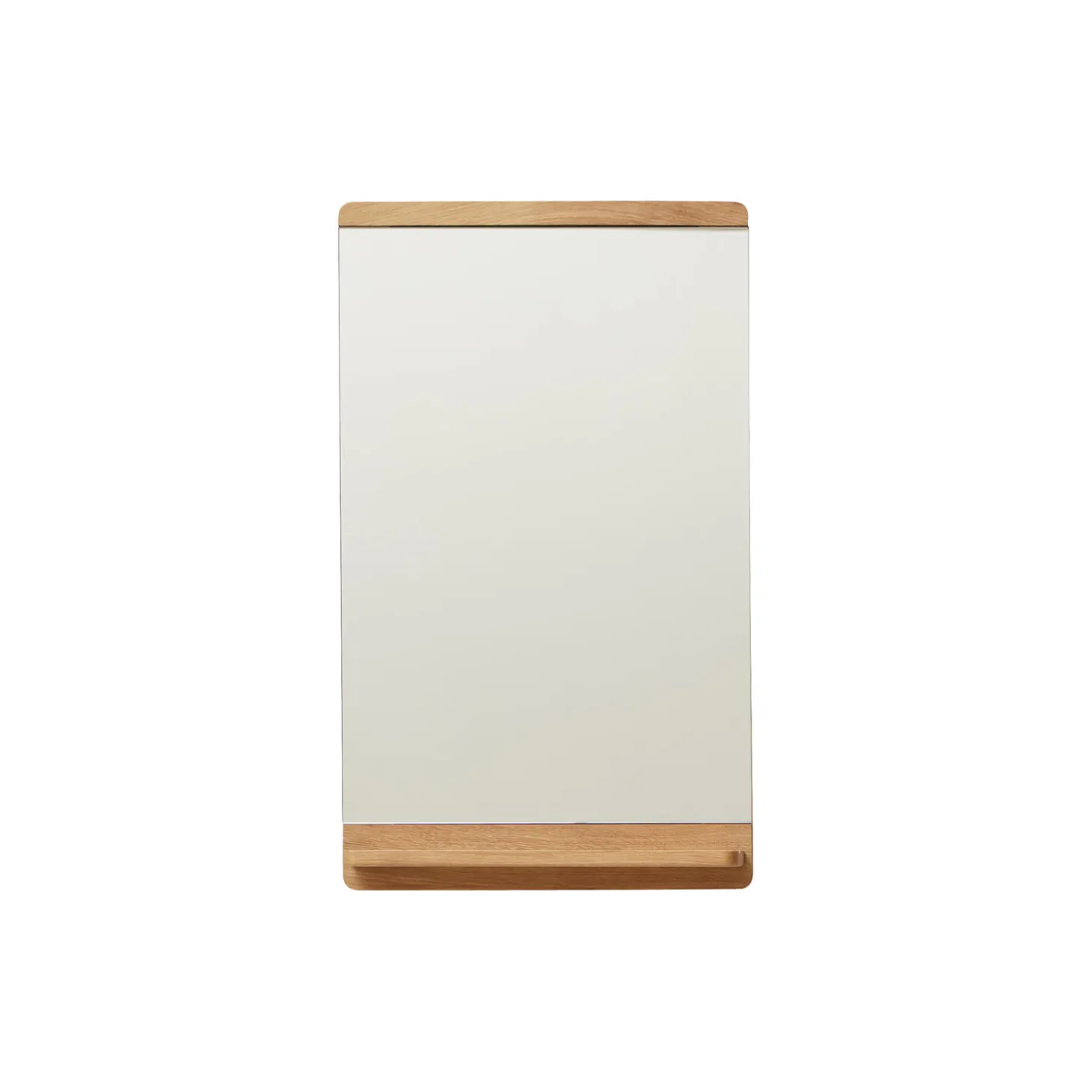 Rim Wall Mirror 68, oiled oak