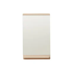 Rim Wall Mirror 68, white oiled oak