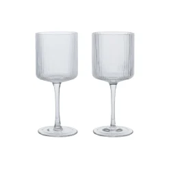 Ripple Hvidvinsglas, clear