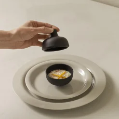 Sand Secrets Small Bowl, black clay