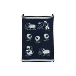 SAU Half Size Throw, blue