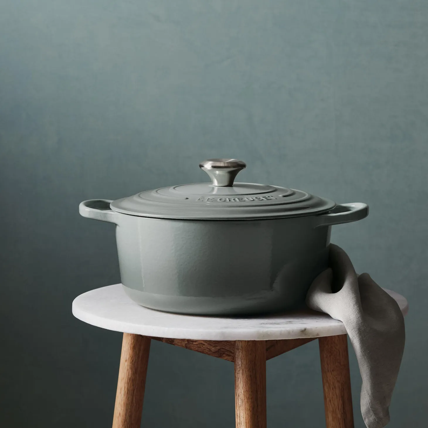 Signature rund gryde Ø 26 cm, sea salt