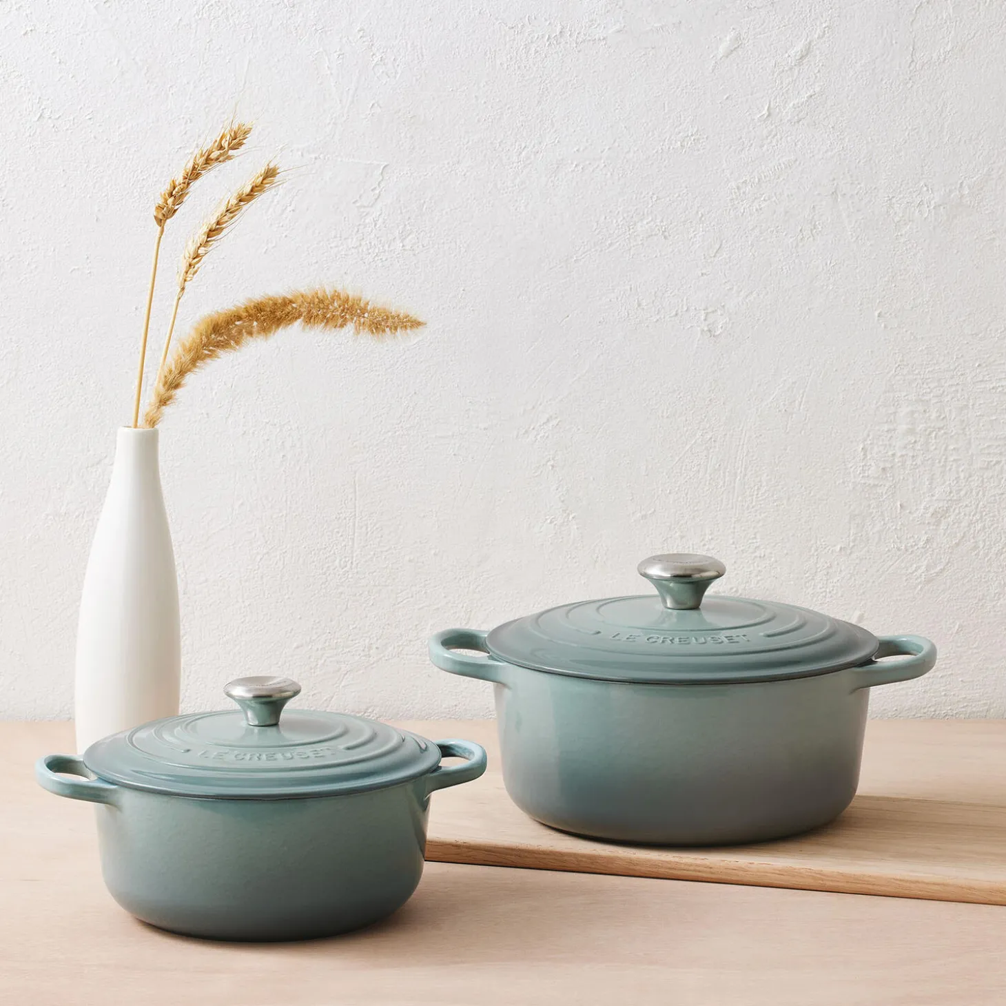 Signature rund gryde Ø 24 cm, sea salt