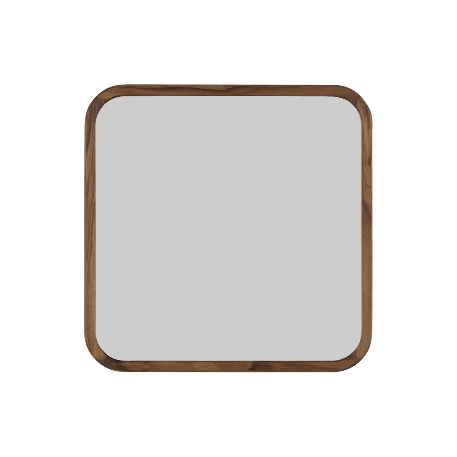 Silhouette spejl 70x70 cm, oiled walnut