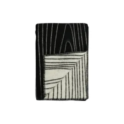 SKOG Throw, black/natural