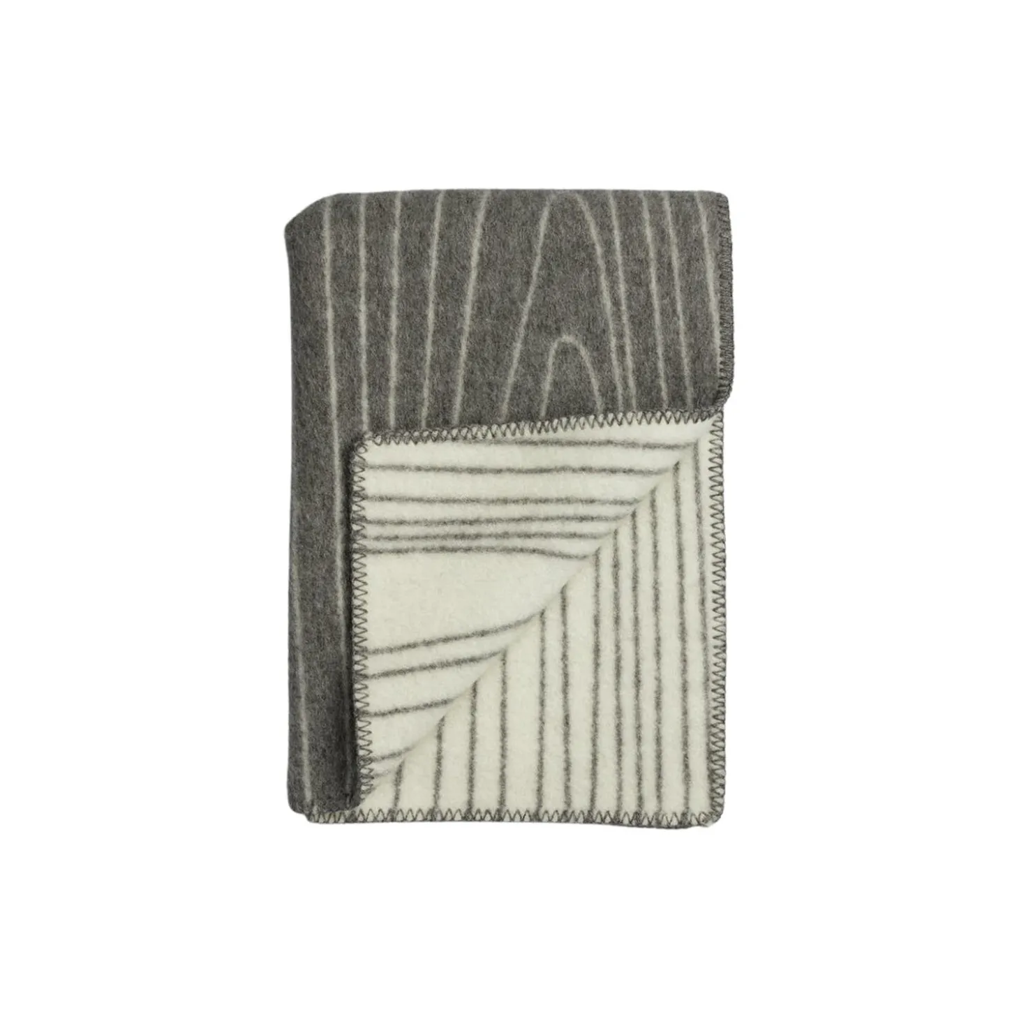 SKOG Throw, grey/natural