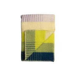 ÅSMUND GRADIENT Throw, yellow/blue