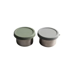 Snack Container, dark grey/tropical green