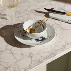 Sort Mega Riflet serveringsbræt 15,5 cm