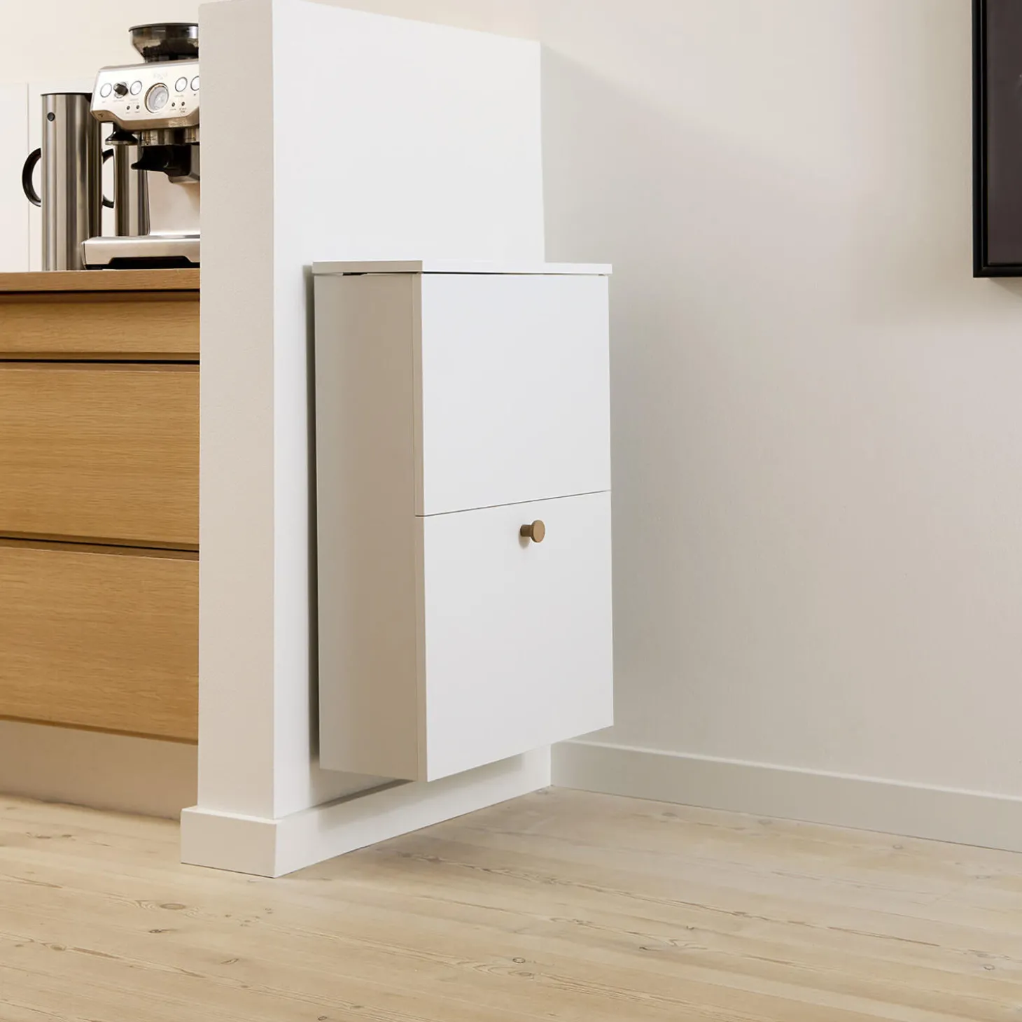 SORTED Standard Tall affaldssortering, snow white