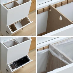 SORTED Standard Tall affaldssortering, snow white