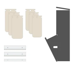 SORTED Standard Tall affaldssortering, carbon grey