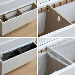 SORTED Standard Wide affaldssortering, denim blue