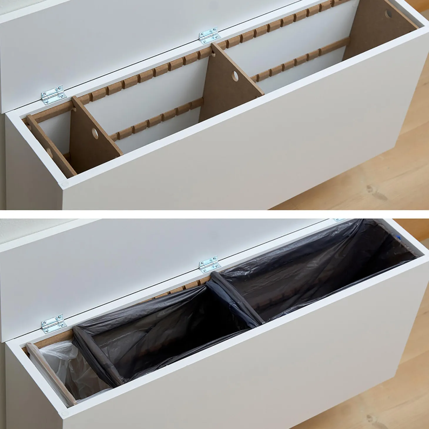 SORTED Standard Wide affaldssortering, reed green