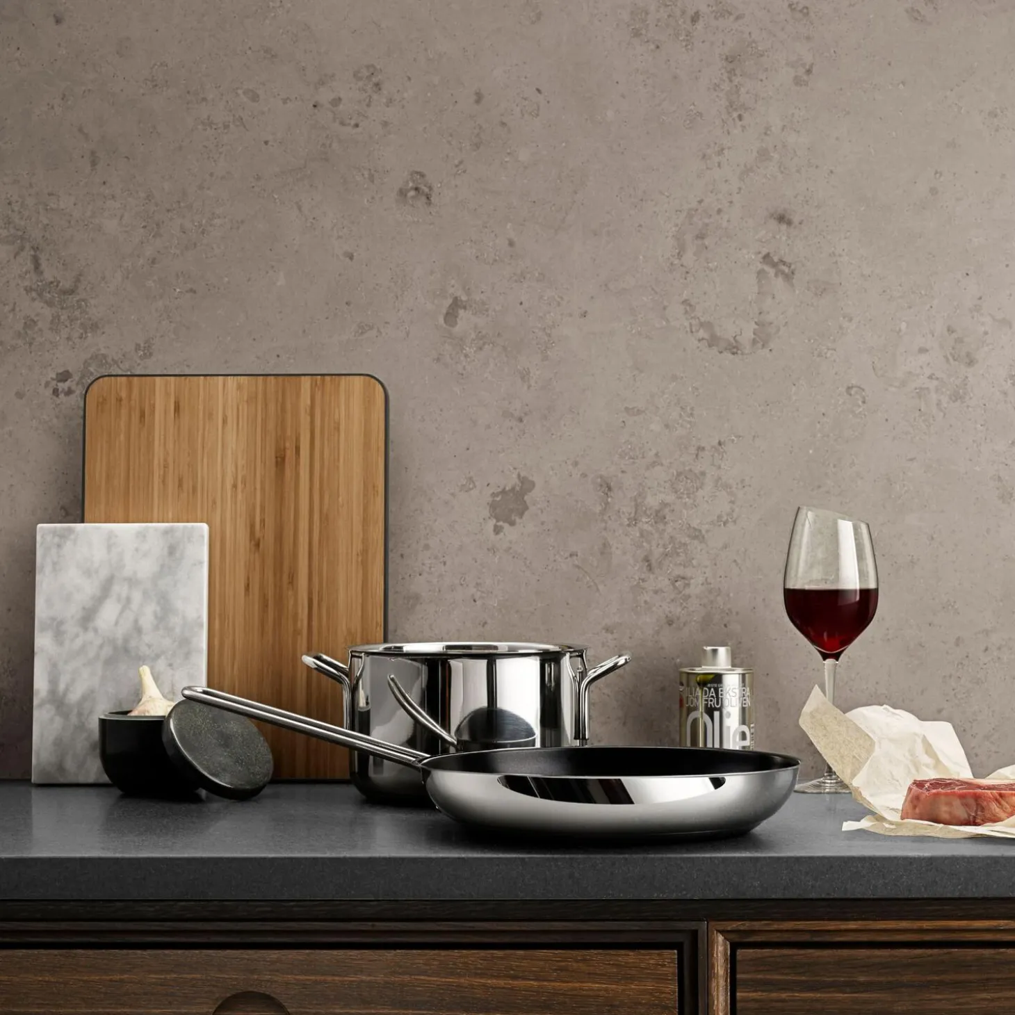 Stegepande keramisk Ø 24 cm