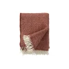 Stella uld plaid, rust