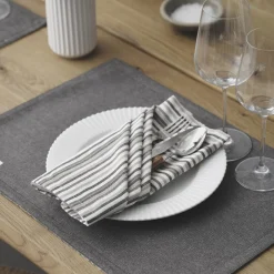 Stofserviet, small stripes
