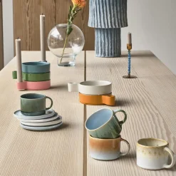 Styles espressokop 2 stk., grøn/blå