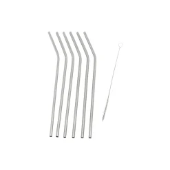 Sugerør med knæk, 6 stk