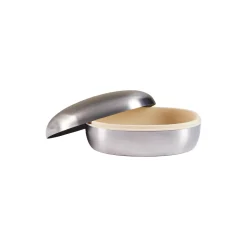 Superellipse Smykkeskrin Lille, børstet stål