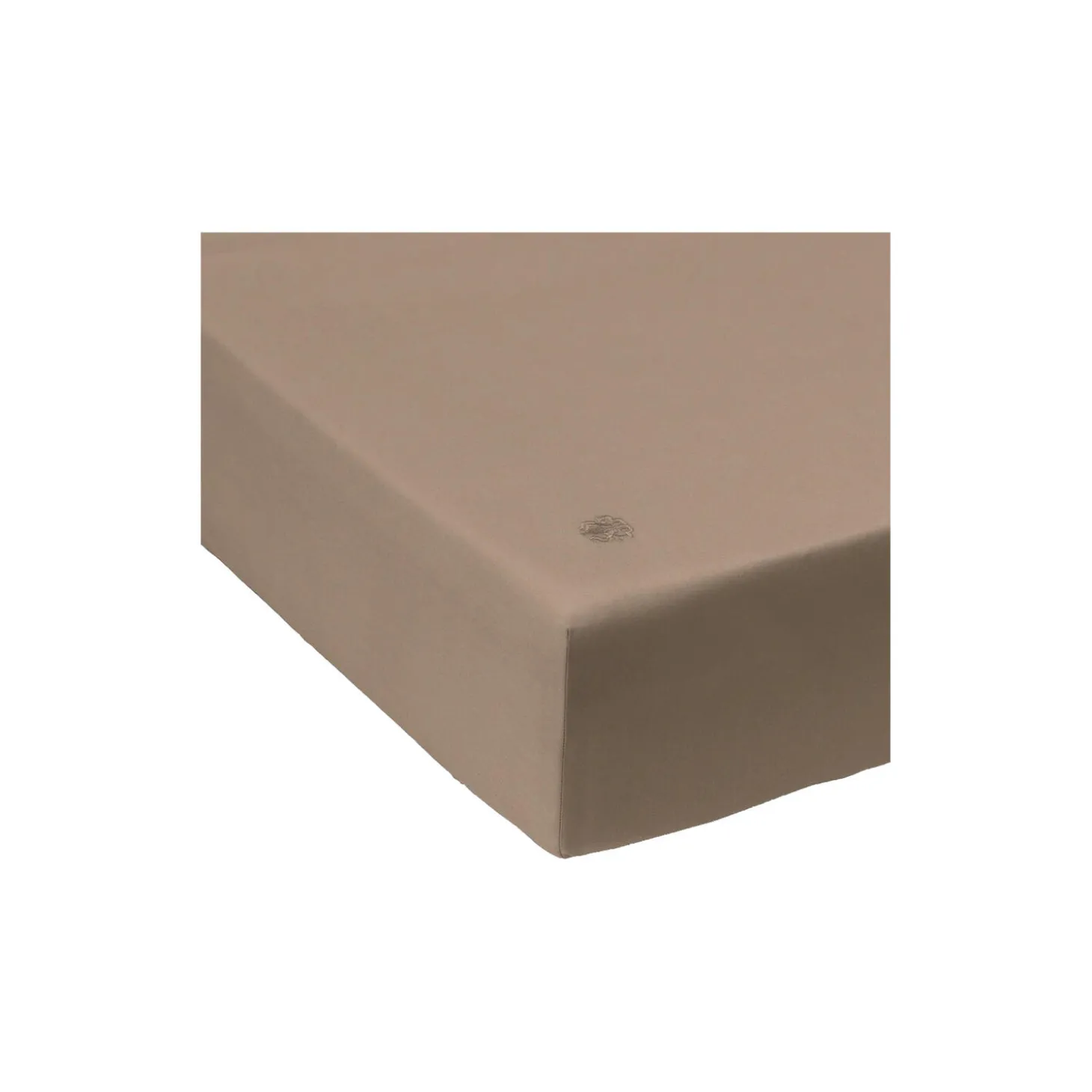 SUPIMA PERCALE lagen til boxmadras, walnut