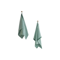 Tea towel herringbone twill 2 stk., green/green