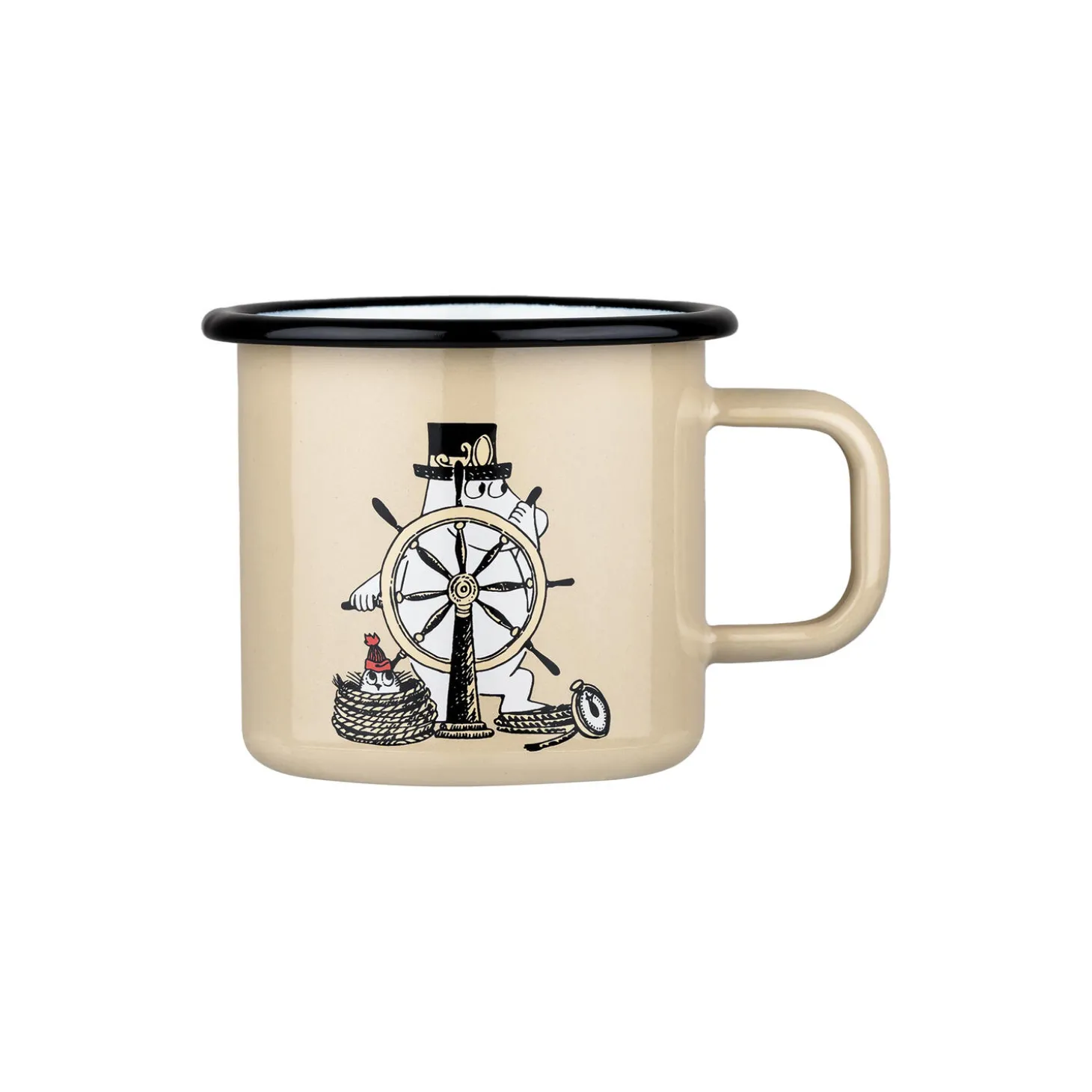 The Adventurer emaljekrus, beige