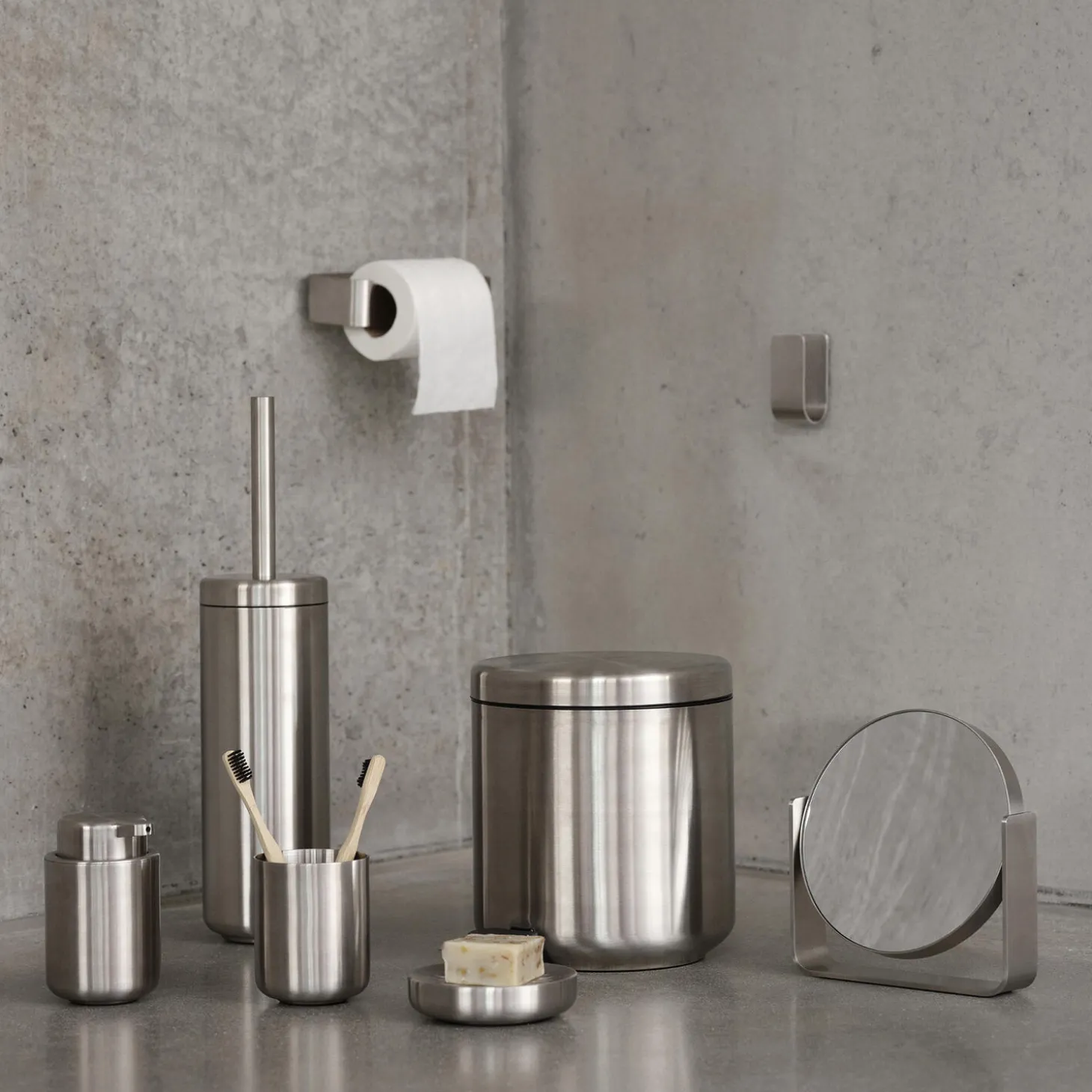 Ume sæbedispenser, steel