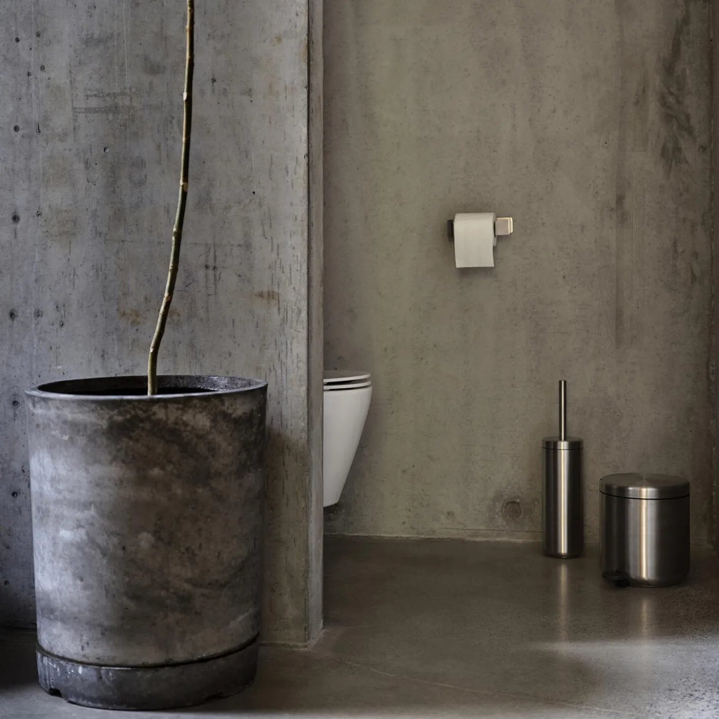 Ume toiletrulleholder, steel