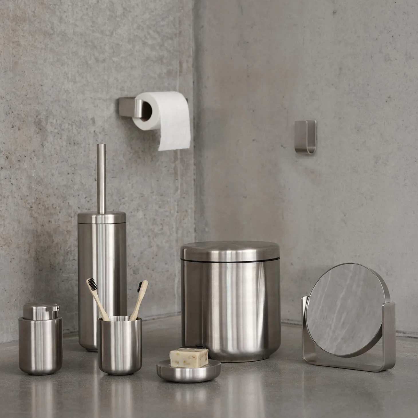 Ume toiletrulleholder, steel