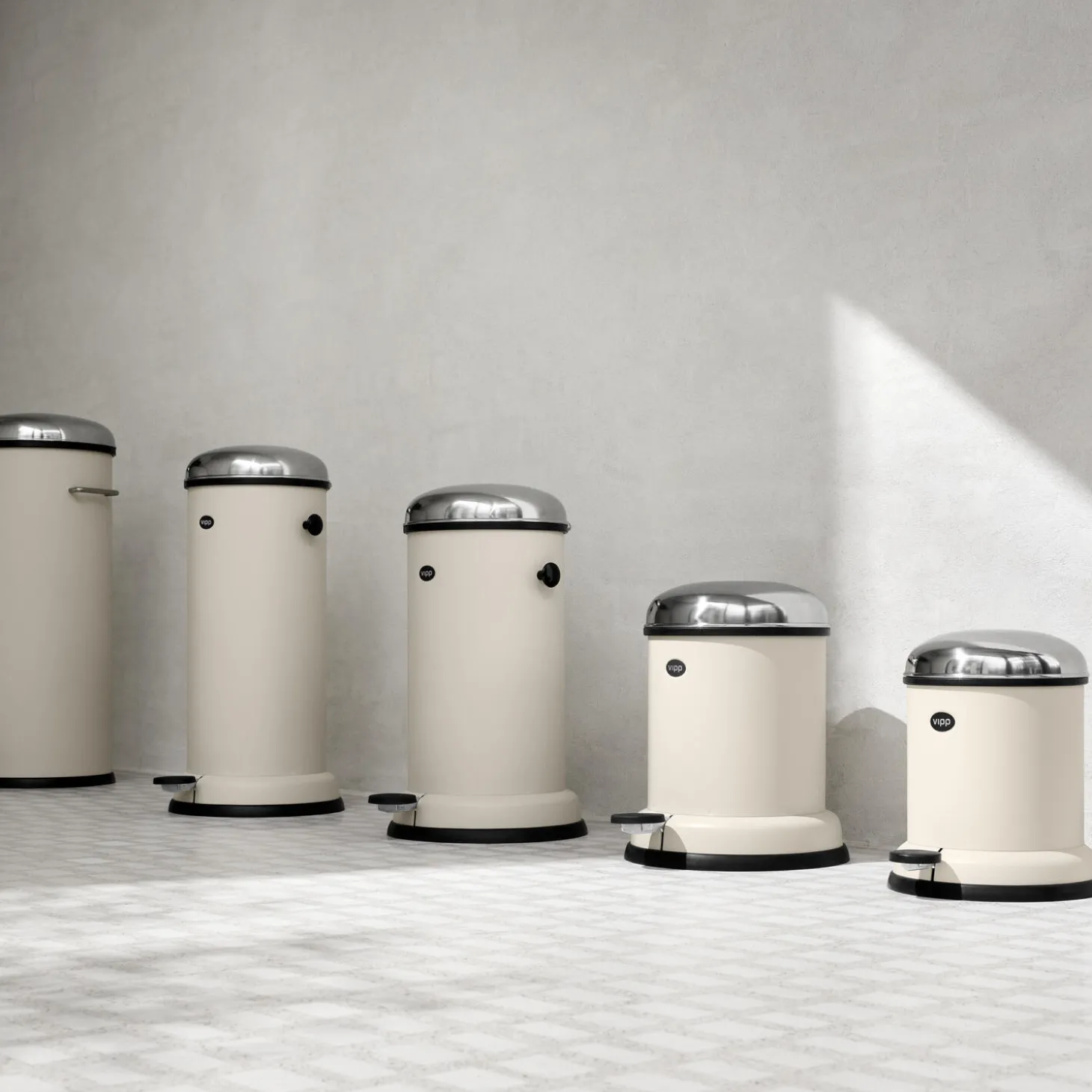 VIPP15 pedalspand, beige