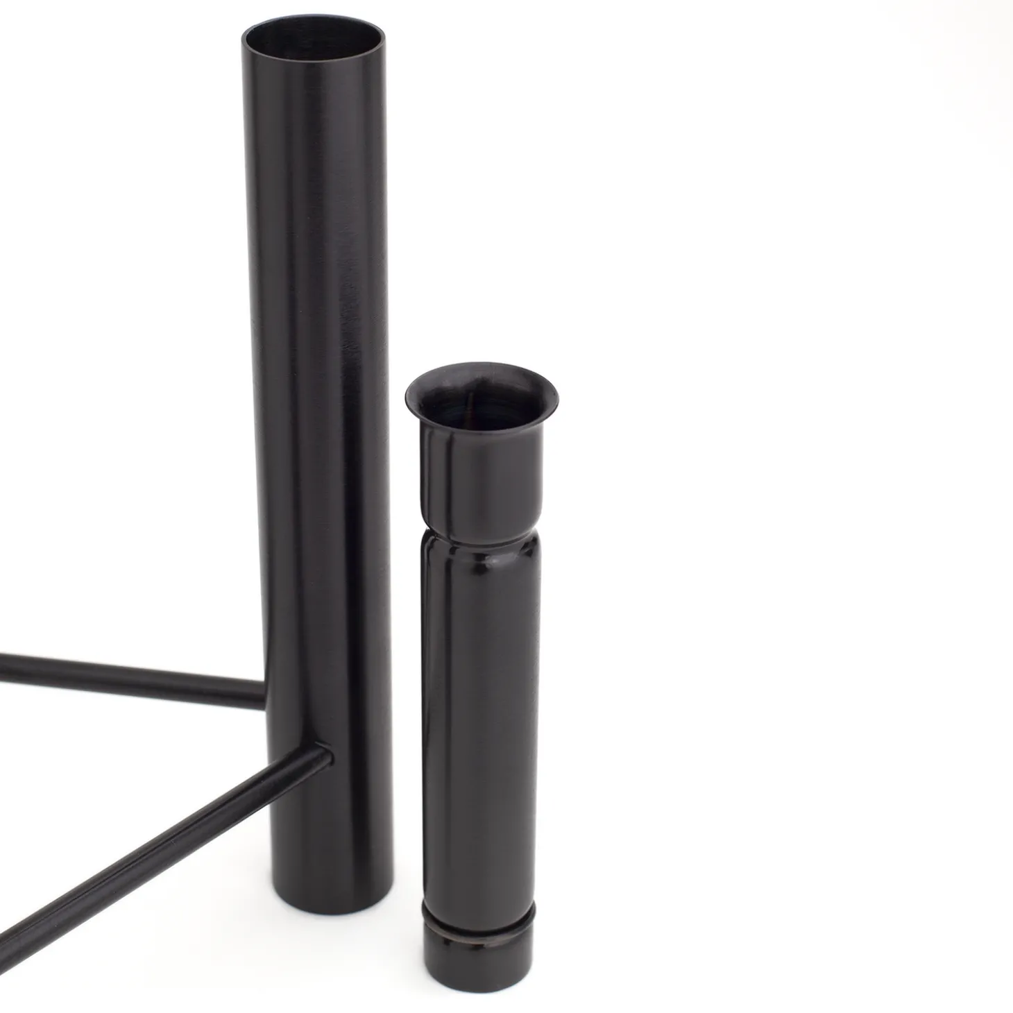 VISTA lysestage/vase, sort