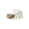 Winter Stories Candlestick, hedgehog